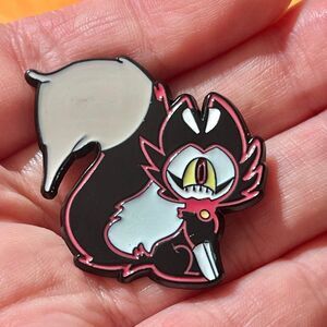 Hazbin Hotel KeeKee Charlie Cat Enamel Pin